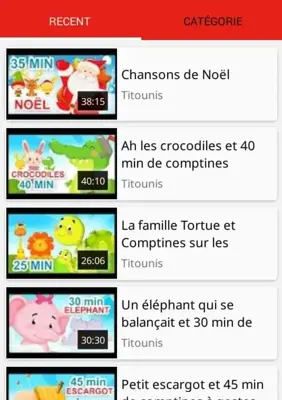 Videos für Kinder-Kompilierung android App screenshot 0